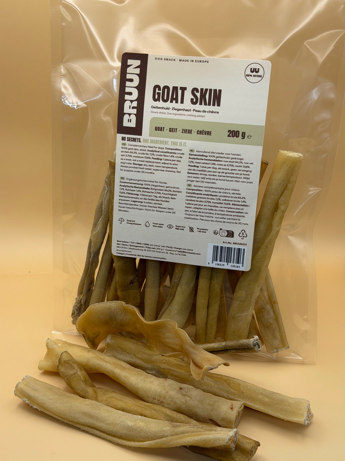 Geitenhuid 200 g