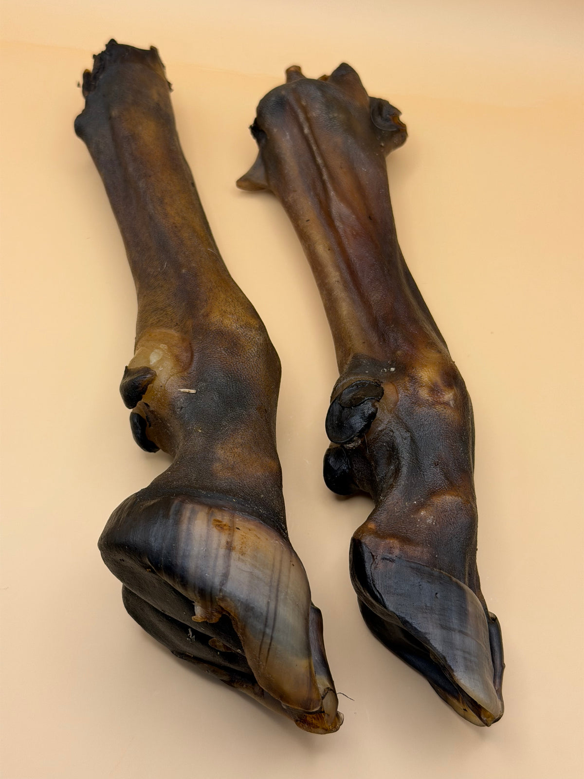 Lamspootjes 3 stuks, gedroogde hondensnack van BRUUN