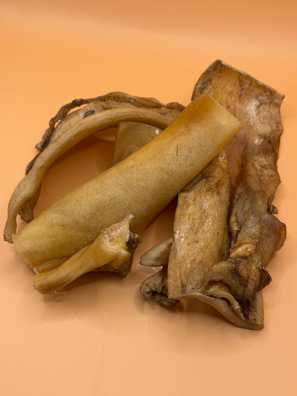 Runderkophuid 250g | Gedroogde kauwsnack 15 cm